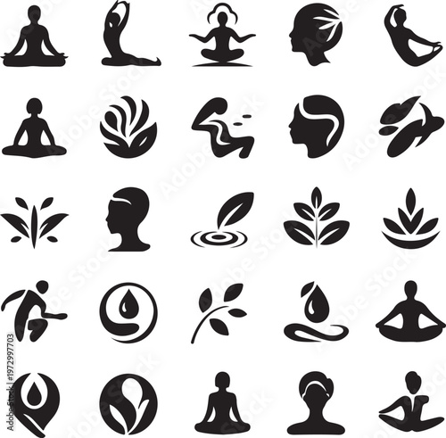 A set of female hand logos in a minimal linear style. Vector logo design Templates with different hand gestures, Crystal. For cosmetics, beauty, tattoo, Spa, feminine, jewelry store