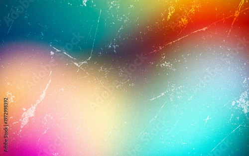 Ethereal teal and pink light leak overlay with vintage film textures