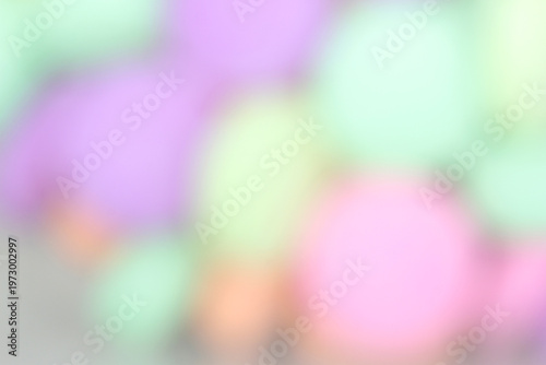 Abstract soft blur background in the shape of a circle with beautiful pastel colors
