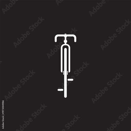 front view of the bicycle