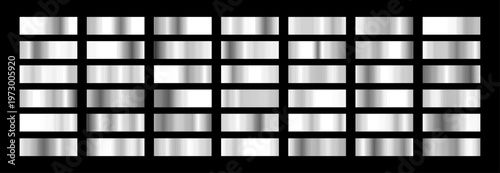 Slika na platnu Silver gradients