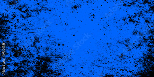 Abstract a captivating image showcasing a dynamic explosion of dark textures surrounding a central vibrant blue core. This artistic design radiates raw energy and abstract concepts.