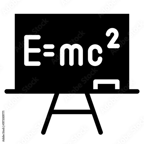 Basic Physics  icon glyph style vector graphic illustration. Suitable for website design, app, template.