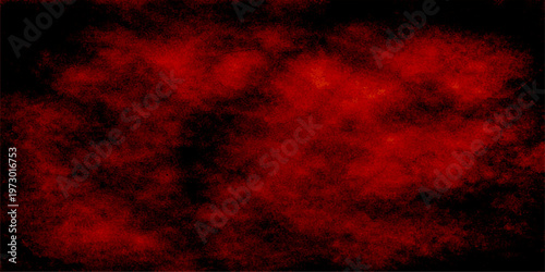 Abstract red smoke and black grunge texture background featuring an inferno of orange flame light and dark heat patterns for an artistic explosion wallpaper backdrop