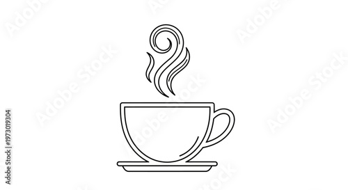 Steaming Cup of Coffee or Tea.