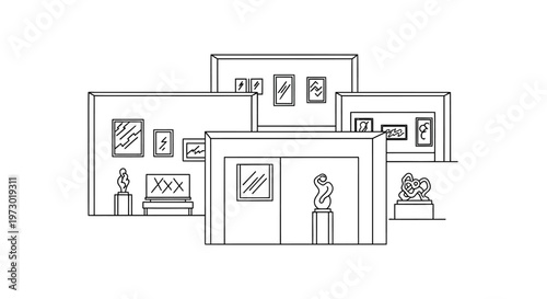 House with people inside rooms.