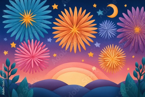 Peaceful Whimsical Magical Child Mindset Transformation Illustration Dreamy Watercolor Fairytale Personal Growth Artwork Inner Child Healing Celestial Magic Journey