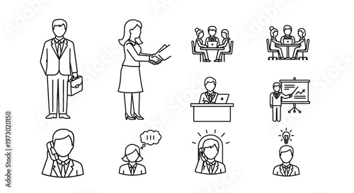 People engaged in traditional activities across different roles and tasks Vector