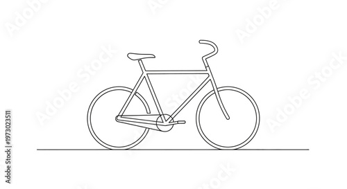 Modern bicycle design in motion.