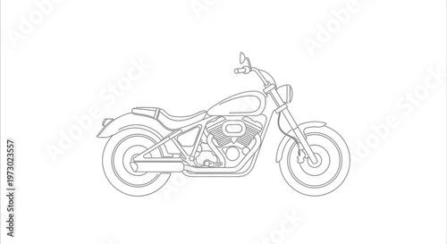 Motorcycle Bike Vehicle Transportation Concept.