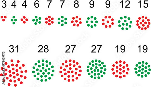 Rhinestone Circle Dot Patterns Set, Crystal Round Motifs for T Shirt Design and Textile Embellishment