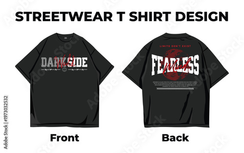 Urban Streetwear typography graphic tee