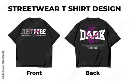 Urban Streetwear typography graphic tee