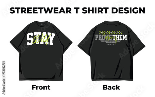 Urban Streetwear typography graphic tee