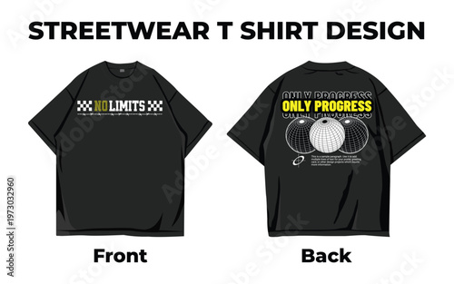 Urban Streetwear typography graphic tee