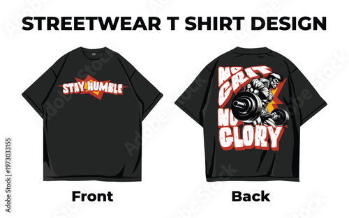 Urban Streetwear typography graphic tee