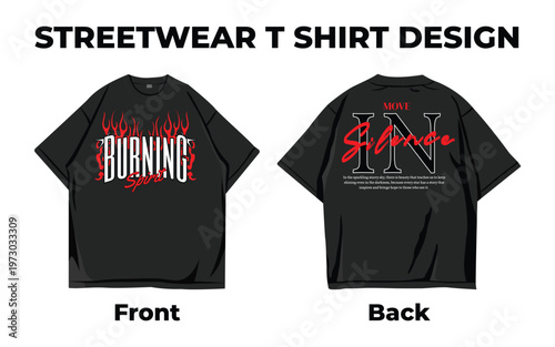 Urban Streetwear typography graphic tee