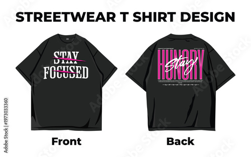 Urban Streetwear typography graphic tee