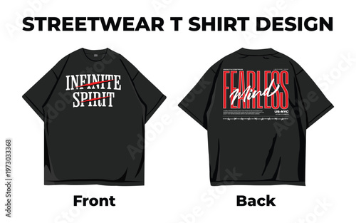 Urban Streetwear typography graphic tee