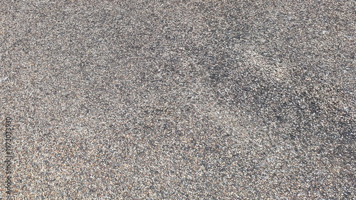 Dirty Neglected Pebble Wash Aggregate Texture with Heavy Soil Stain Accumulation