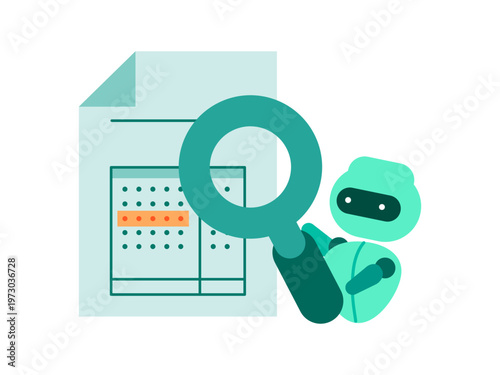 AI powered invoice processing using OCR technology for automated journaling and digital data recognition representing smart accounting software and business process automation