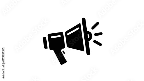 Megaphone Icon Loudspeaker Announcement Device.