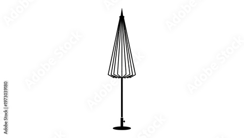 Black Wire Cone Shaped Kitchen Tool.