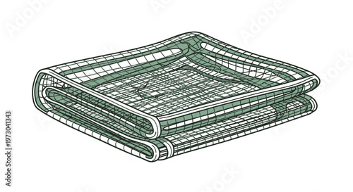 Folded Camping Mat for Outdoor Recreation and Travel