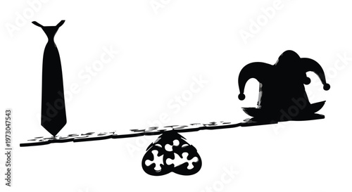 Balancing professional responsibility with playful freedom on a whimsical scale