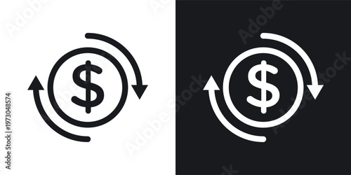 Circulation of money icon