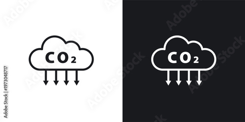 CO2 emissions icon