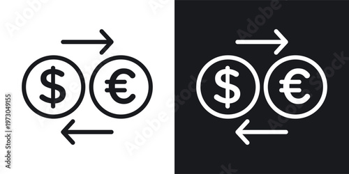 Currency exchange icon