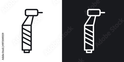 Dental nozzle drill icon