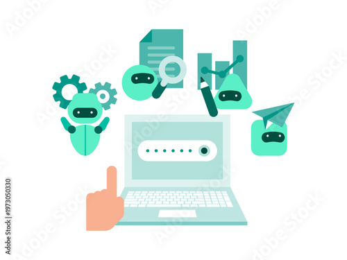 Intelligent AI agents generating business strategies through autonomous data analysis and web research to produce automated charts and graphs for instant email delivery based on user prompt.