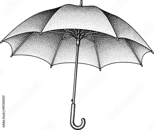 This title highlights the stippling artistry and gives it a timeless, collectible feel.