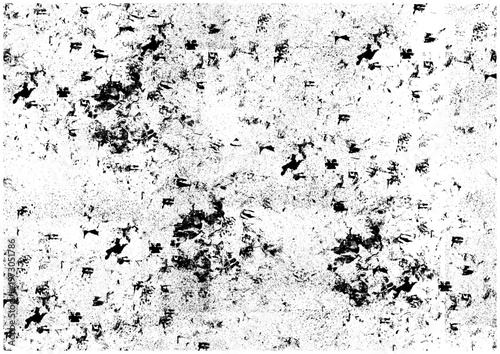 剥がれダメージグランジテクスチャ シームレスパターン /チップ汚れ背景ベクター