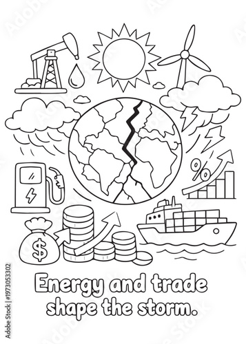 coloring book energy and trade in a turbulent global economy