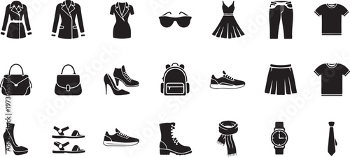 Collection of fashion items and accessories