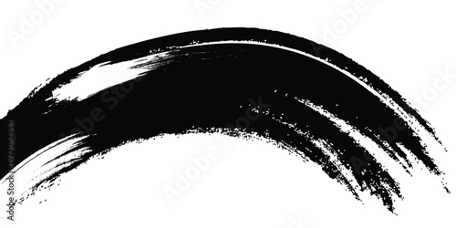 Grunge Brush Strokes, Black Paint Splatter Texture for Creative Design Projects