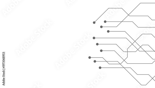 Abstract futuristic circuit board Illustration, Circuit board with various technology elements. Circuit board pattern for technology background. Vector illustration