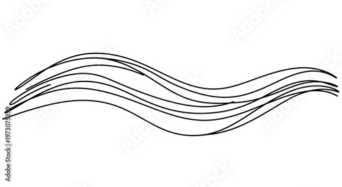 Abstract wave-like lines create a flowing, dynamic pattern