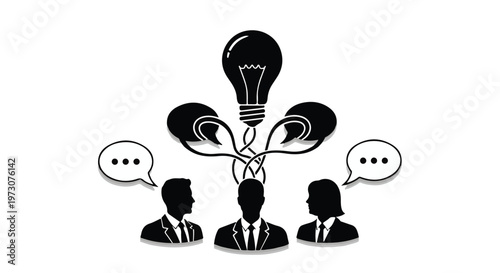 Diverse team brainstorming creative ideas, generating innovation and collaboration.