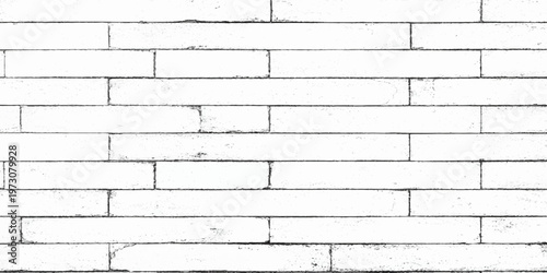 A solid white brick wall texture creates a clean architectural backdrop with a weathered stone pattern, featuring old cement blocks and a grunge surface material for a modern building exterior