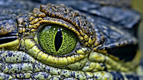 Crocodile eye detail
