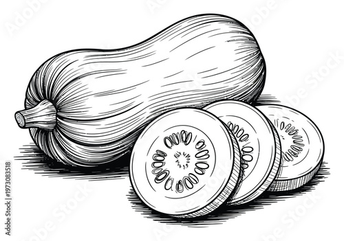 Melon Slices Vector Illustration