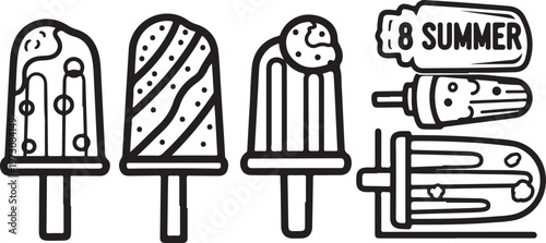 Foto Four different laundry baskets and hampers with various designs and themes Vecto