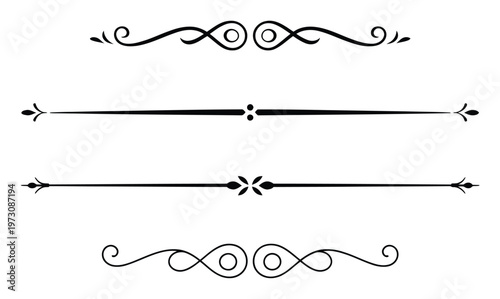 Vintage Ornament Vector Illustration with Elegant Borders