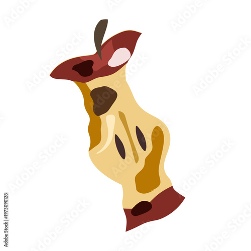 Rotten Apple Illustration 