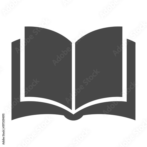 Vector of an open book with design