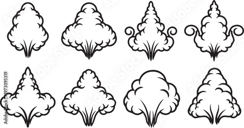 Abstract sketch of interconnected brain hemispheres in pencil Vector